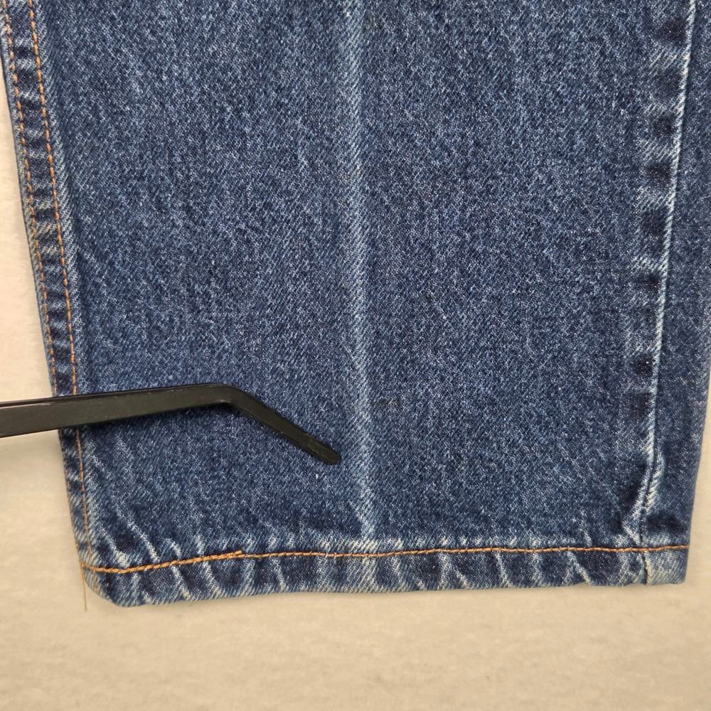 Vtg Y2K Levi's 505 Jeans Mens 36x32 Blue Made in USA Straight Leg Denim 2000 - Picture 12 of 16